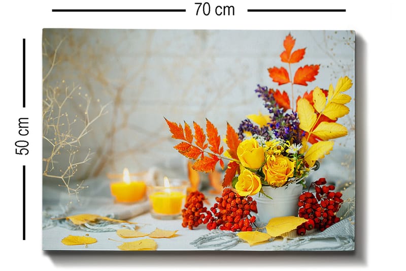 Dekorativ Canvastavla 50x70 cm - Flerfärgad - Inredning & dekor - Tavlor & konst - Canvastavla