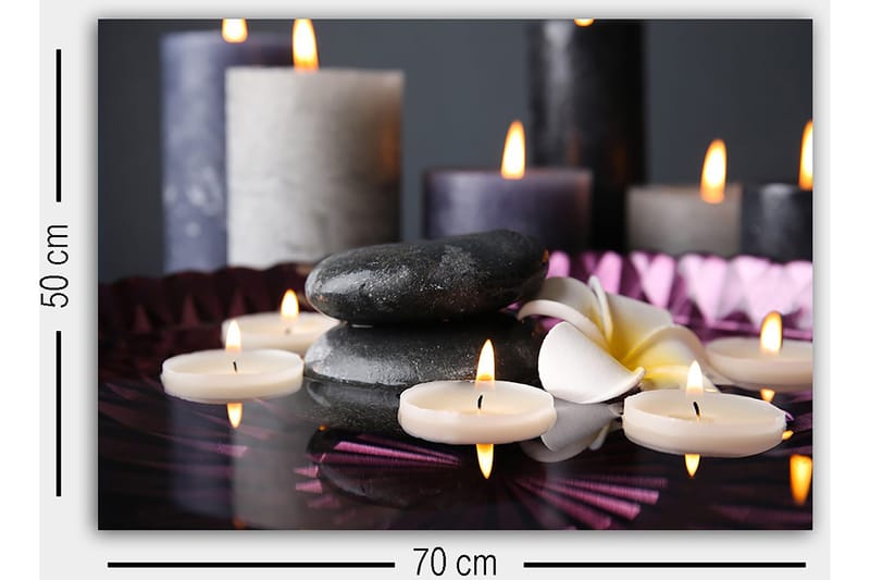 Dekorativ Canvastavla 50x70 cm - Flerfärgad - Inredning & dekor - Tavlor & konst - Canvastavla