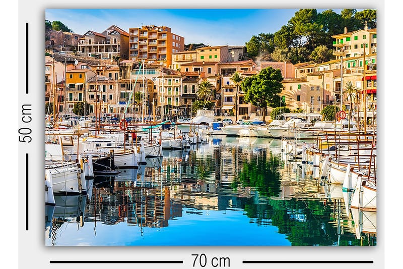 Dekorativ Canvastavla 50x70 cm - Flerfärgad - Inredning & dekor - Tavlor & konst - Canvastavla