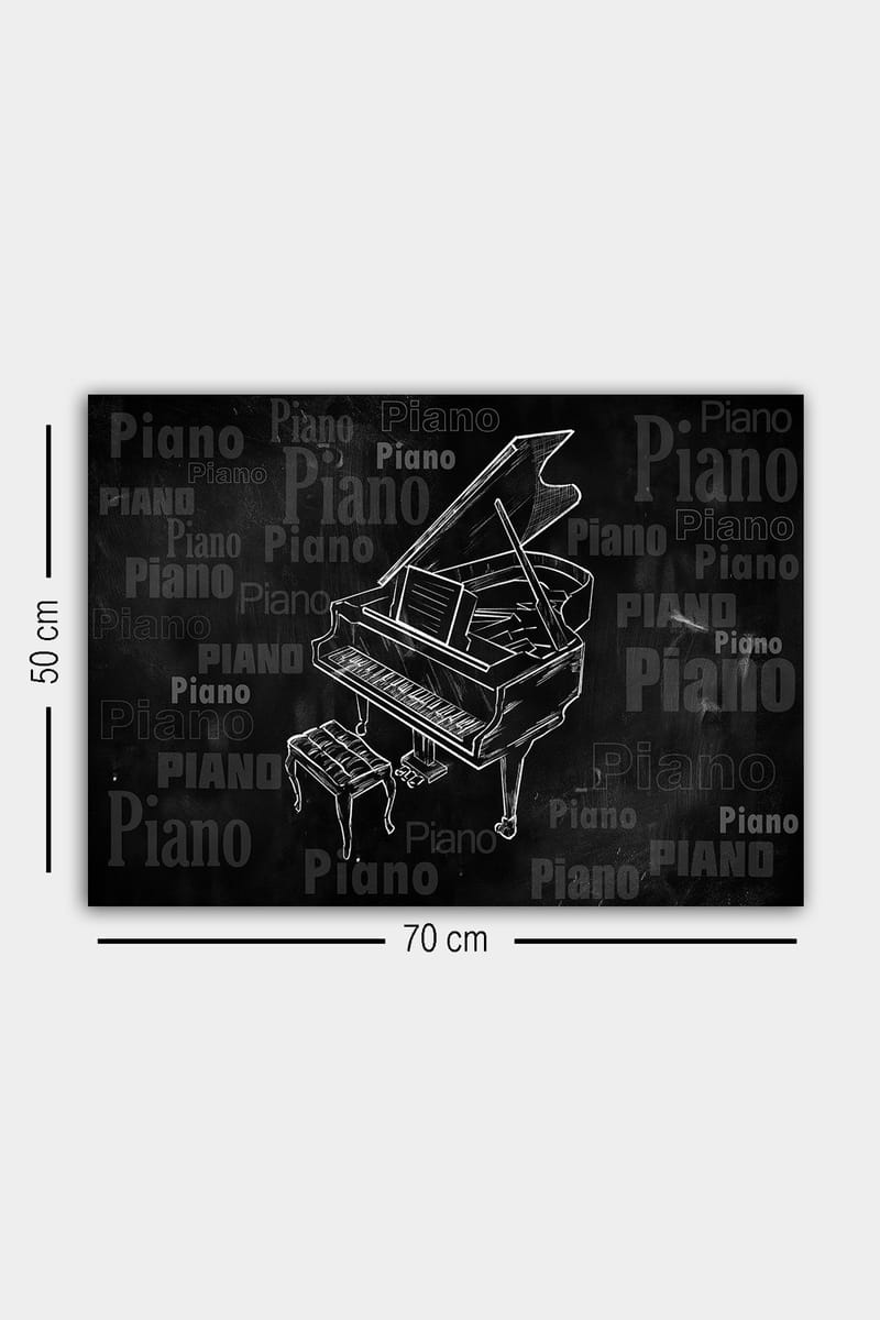 Dekorativ Canvastavla 50x70 cm - Flerfärgad - Inredning & dekor - Tavlor & konst - Canvastavla