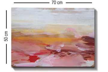 Dekorativ Canvastavla 50x70 cm - Flerfärgad - Inredning & dekor - Tavlor & konst - Canvastavla