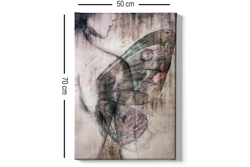 Dekorativ Canvastavla 50x70 cm - Flerfärgad - Inredning & dekor - Tavlor & konst - Canvastavla