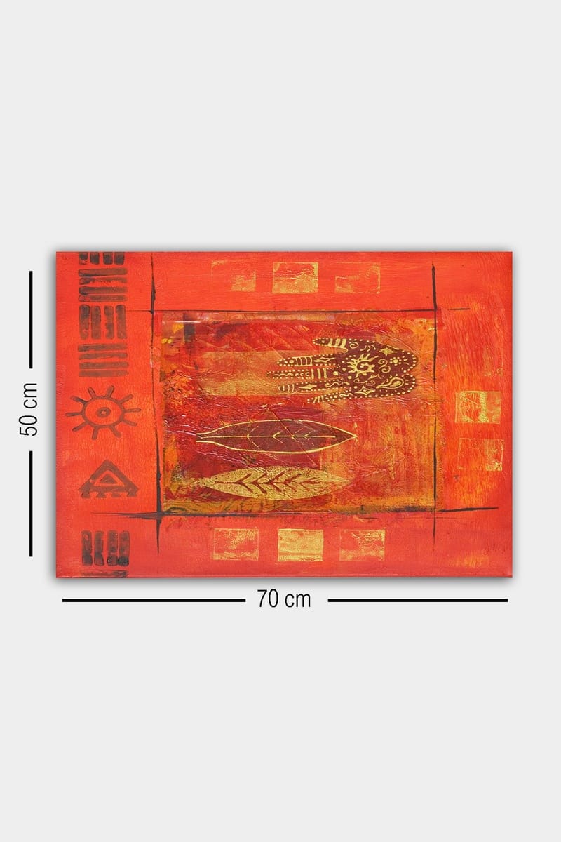 Dekorativ Canvastavla 50x70 cm - Flerfärgad - Inredning & dekor - Tavlor & konst - Canvastavla