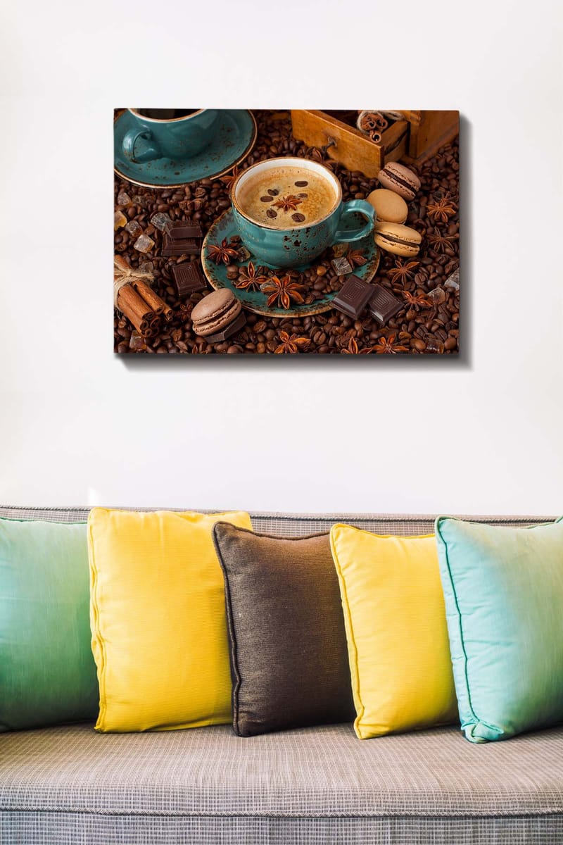 Dekorativ Canvastavla 50x70 cm - Flerfärgad - Inredning & dekor - Tavlor & konst - Canvastavla