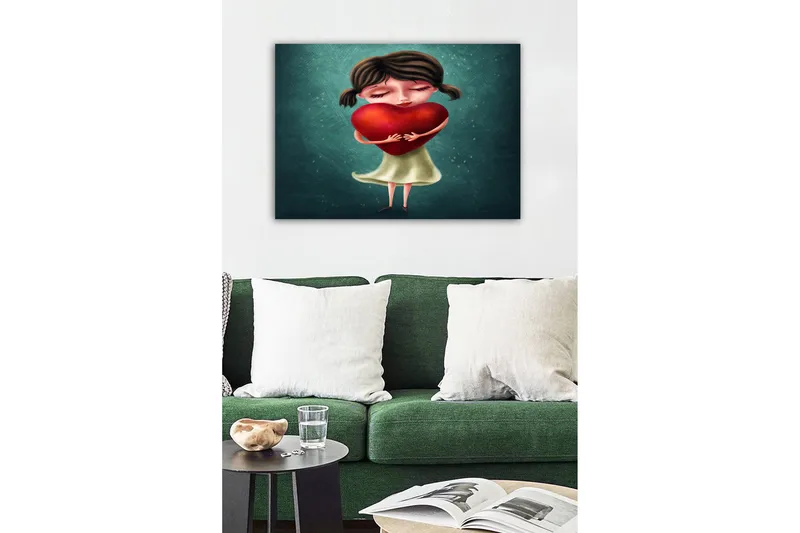 Dekorativ Canvastavla 50x70 cm - Flerfärgad - Inredning & dekor - Tavlor & konst - Canvastavla