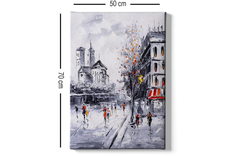 Dekorativ Canvastavla 50x70 cm - Flerfärgad - Inredning & dekor - Tavlor & konst - Canvastavla