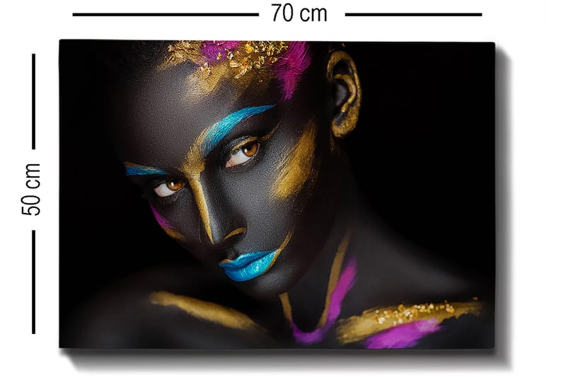 Dekorativ Canvastavla 50x70 cm - Flerfärgad - Inredning & dekor - Tavlor & konst - Canvastavla