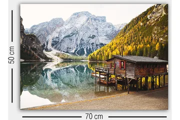 Dekorativ Canvastavla 50x70 cm - Flerfärgad - Inredning & dekor - Tavlor & konst - Canvastavla