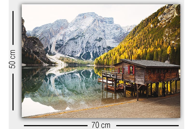 Dekorativ Canvastavla 50x70 cm - Flerfärgad - Inredning & dekor - Tavlor & konst - Canvastavla