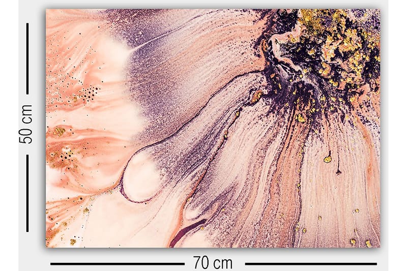 Dekorativ Canvastavla 50x70 cm - Flerfärgad - Inredning & dekor - Tavlor & konst - Canvastavla