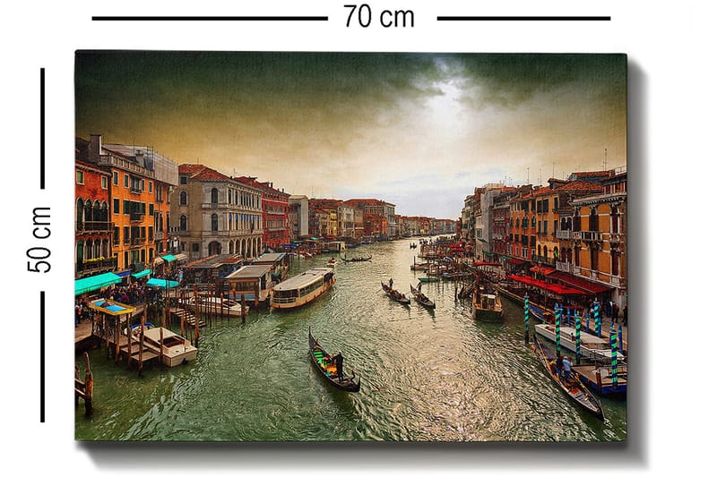 Dekorativ Canvastavla 50x70 cm - Flerfärgad - Inredning & dekor - Tavlor & konst - Canvastavla