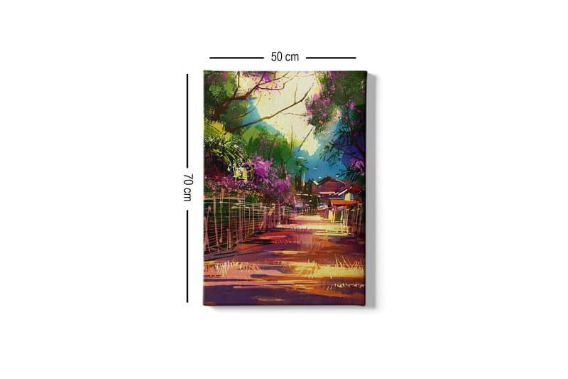 Dekorativ Canvastavla 50x70 cm - Flerfärgad - Inredning & dekor - Tavlor & konst - Canvastavla