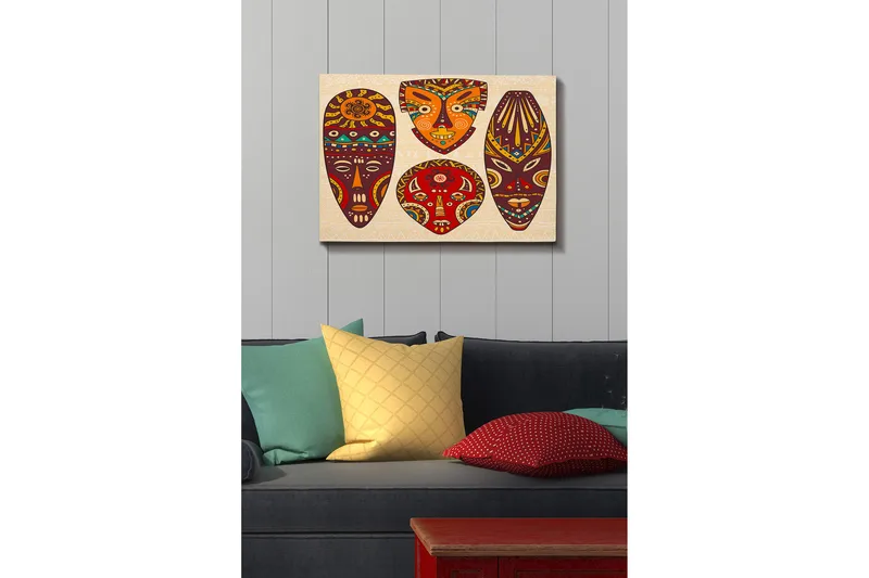 Dekorativ Canvastavla 50x70 cm - Flerfärgad - Inredning & dekor - Tavlor & konst - Canvastavla