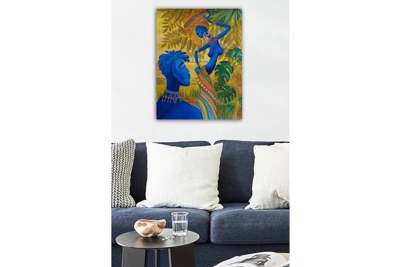 Dekorativ Canvastavla 50x70 cm - Flerfärgad - Inredning & dekor - Tavlor & konst - Canvastavla