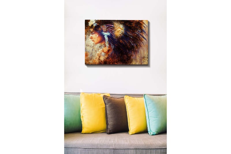 Dekorativ Canvastavla 50x70 cm - Flerfärgad - Inredning & dekor - Tavlor & konst - Canvastavla