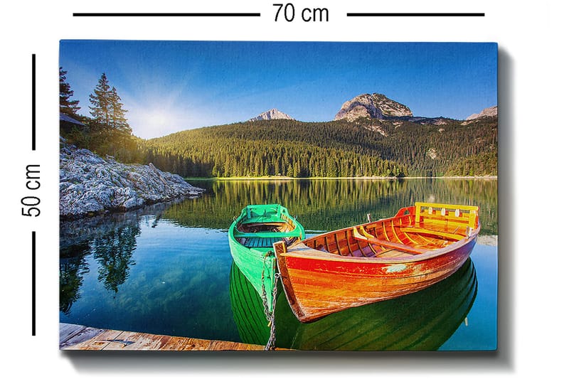 Dekorativ Canvastavla 50x70 cm - Flerfärgad - Inredning & dekor - Tavlor & konst - Canvastavla