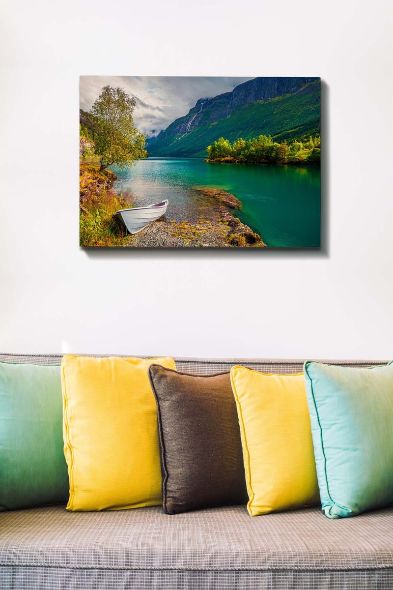 Dekorativ Canvastavla 50x70 cm - Flerfärgad - Inredning & dekor - Tavlor & konst - Canvastavla