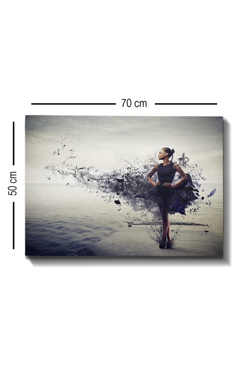 Dekorativ Canvastavla 50x70 cm - Flerfärgad - Inredning & dekor - Tavlor & konst - Canvastavla