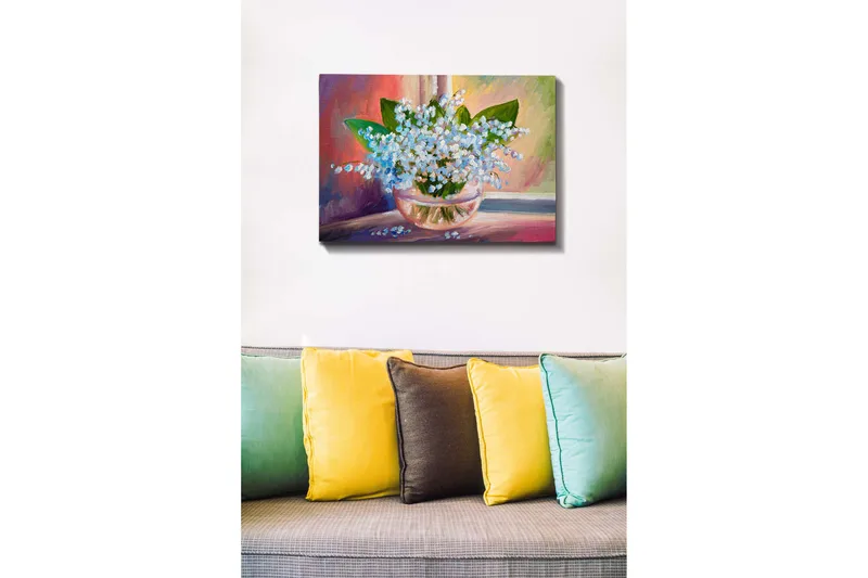 Dekorativ Canvastavla 50x70 cm - Flerfärgad - Inredning & dekor - Tavlor & konst - Canvastavla