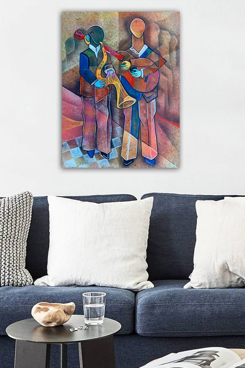 Dekorativ Canvastavla 50x70 cm - Flerfärgad - Inredning & dekor - Tavlor & konst - Canvastavla