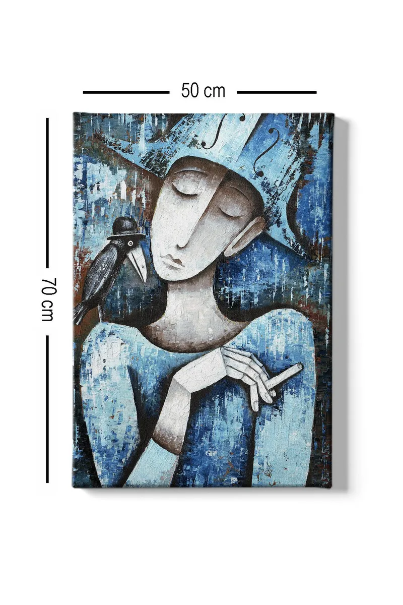 Dekorativ Canvastavla 50x70 cm - Flerfärgad - Inredning & dekor - Tavlor & konst - Canvastavla