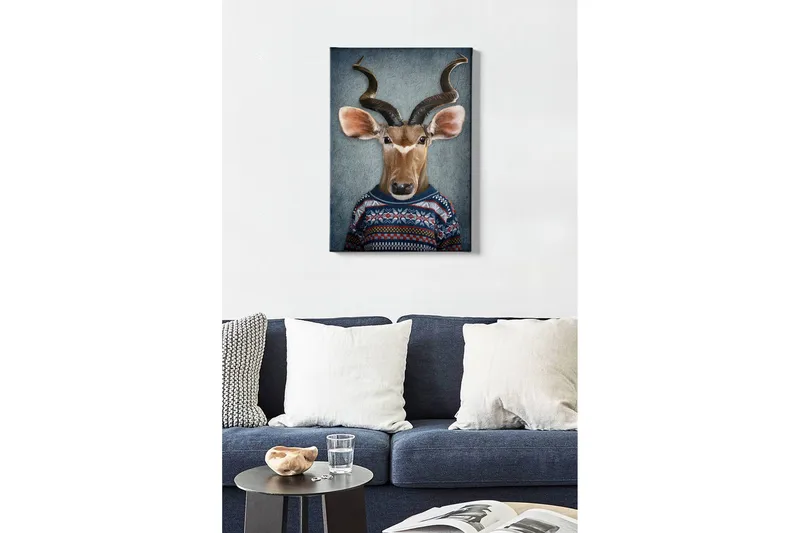 Dekorativ Canvastavla 50x70 cm - Flerfärgad - Inredning & dekor - Tavlor & konst - Canvastavla