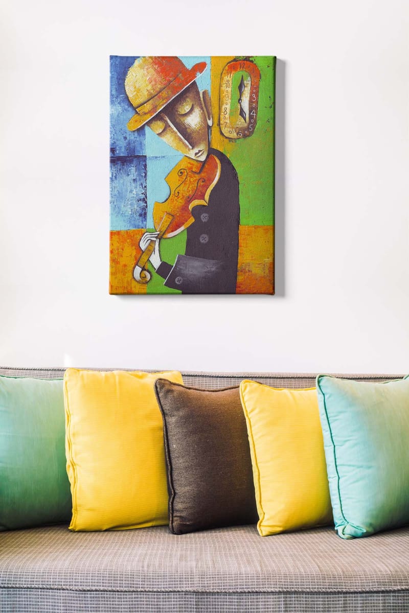 Dekorativ Canvastavla 50x70 cm - Flerfärgad - Inredning & dekor - Tavlor & konst - Canvastavla