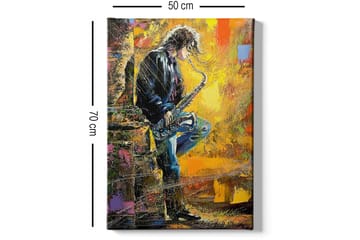Dekorativ Canvastavla 50x70 cm - Flerfärgad - Inredning & dekor - Tavlor & konst - Canvastavla