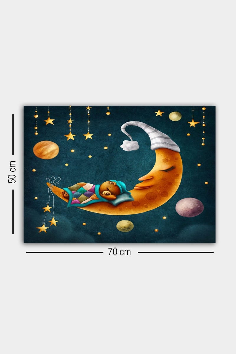 Dekorativ Canvastavla 50x70 cm - Flerfärgad - Inredning & dekor - Tavlor & konst - Canvastavla