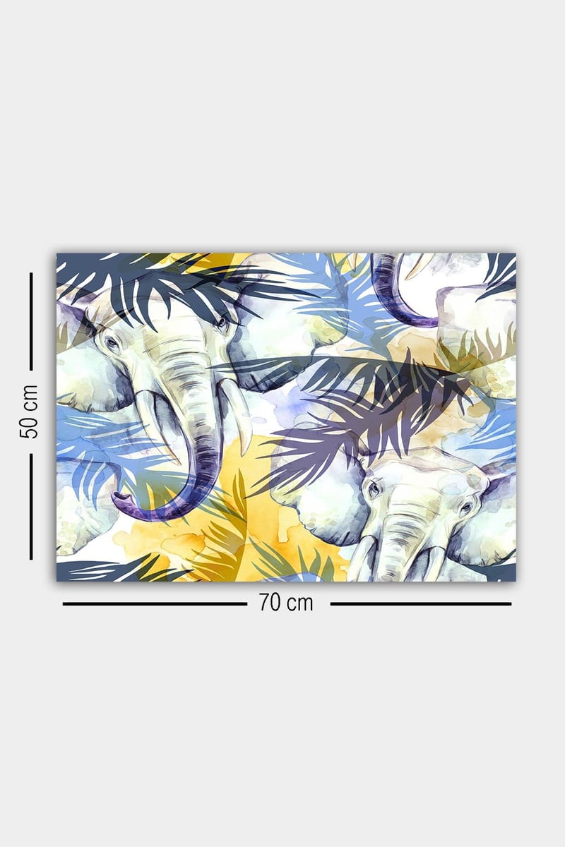 Dekorativ Canvastavla 50x70 cm - Flerfärgad - Inredning & dekor - Tavlor & konst - Canvastavla