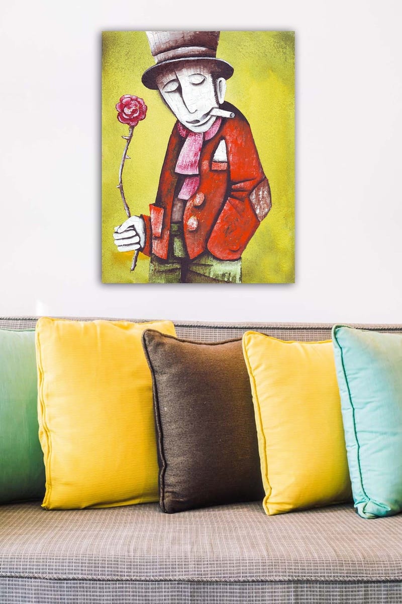 Dekorativ Canvastavla 50x70 cm - Flerfärgad - Inredning & dekor - Tavlor & konst - Canvastavla