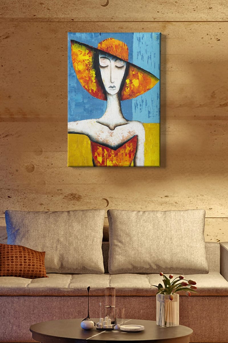 Dekorativ Canvastavla 50x70 cm - Flerfärgad - Inredning & dekor - Tavlor & konst - Canvastavla