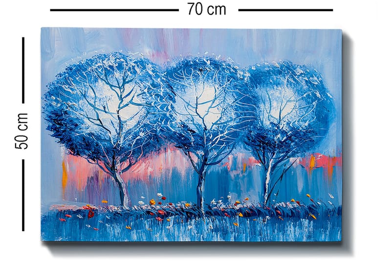 Dekorativ Canvastavla 50x70 cm - Flerfärgad - Inredning & dekor - Tavlor & konst - Canvastavla