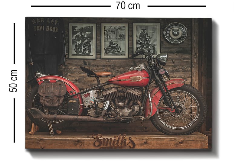 Dekorativ Canvastavla 50x70 cm - Flerfärgad - Inredning & dekor - Tavlor & konst - Canvastavla