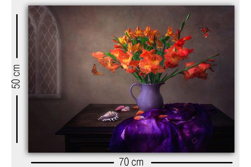 Dekorativ Canvastavla 50x70 cm - Flerfärgad - Inredning & dekor - Tavlor & konst - Canvastavla