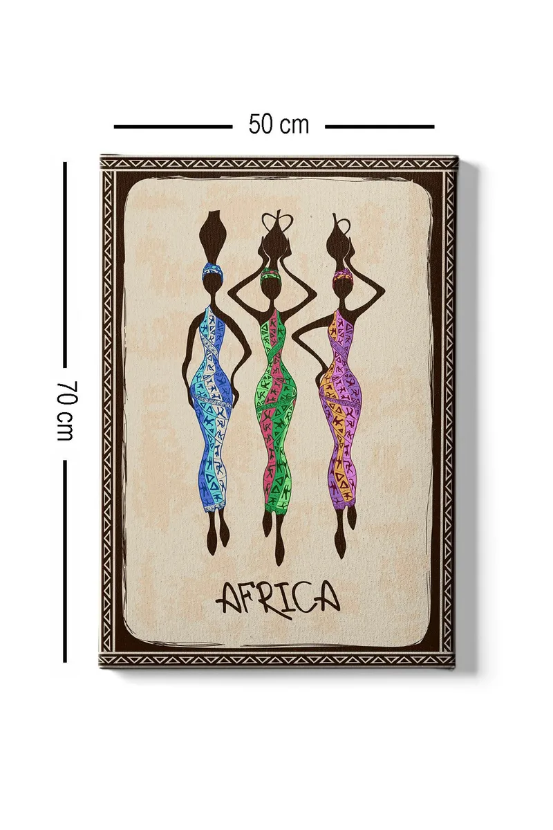 Dekorativ Canvastavla 50x70 cm - Flerfärgad - Inredning & dekor - Tavlor & konst - Canvastavla