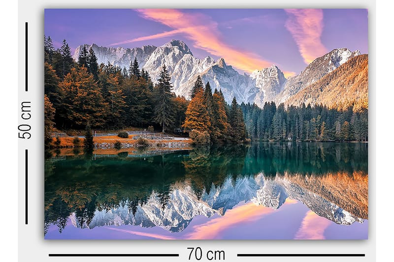 Dekorativ Canvastavla 50x70 cm - Flerfärgad - Inredning & dekor - Tavlor & konst - Canvastavla