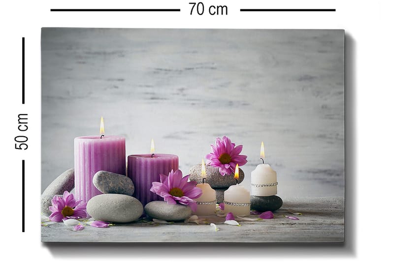 Dekorativ Canvastavla 50x70 cm - Flerfärgad - Inredning & dekor - Tavlor & konst - Canvastavla