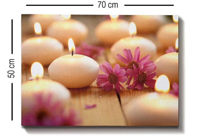 Dekorativ Canvastavla 50x70 cm - Flerfärgad - Inredning & dekor - Tavlor & konst - Canvastavla