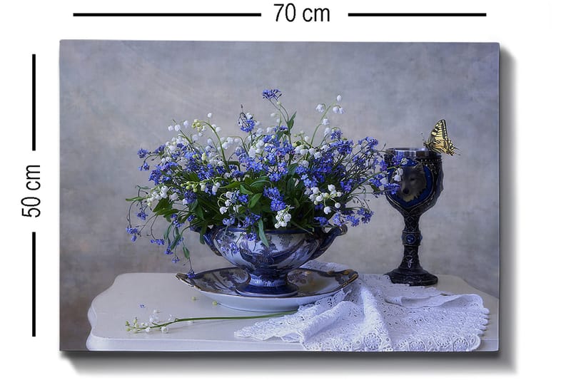 Dekorativ Canvastavla 50x70 cm - Flerfärgad - Inredning & dekor - Tavlor & konst - Canvastavla