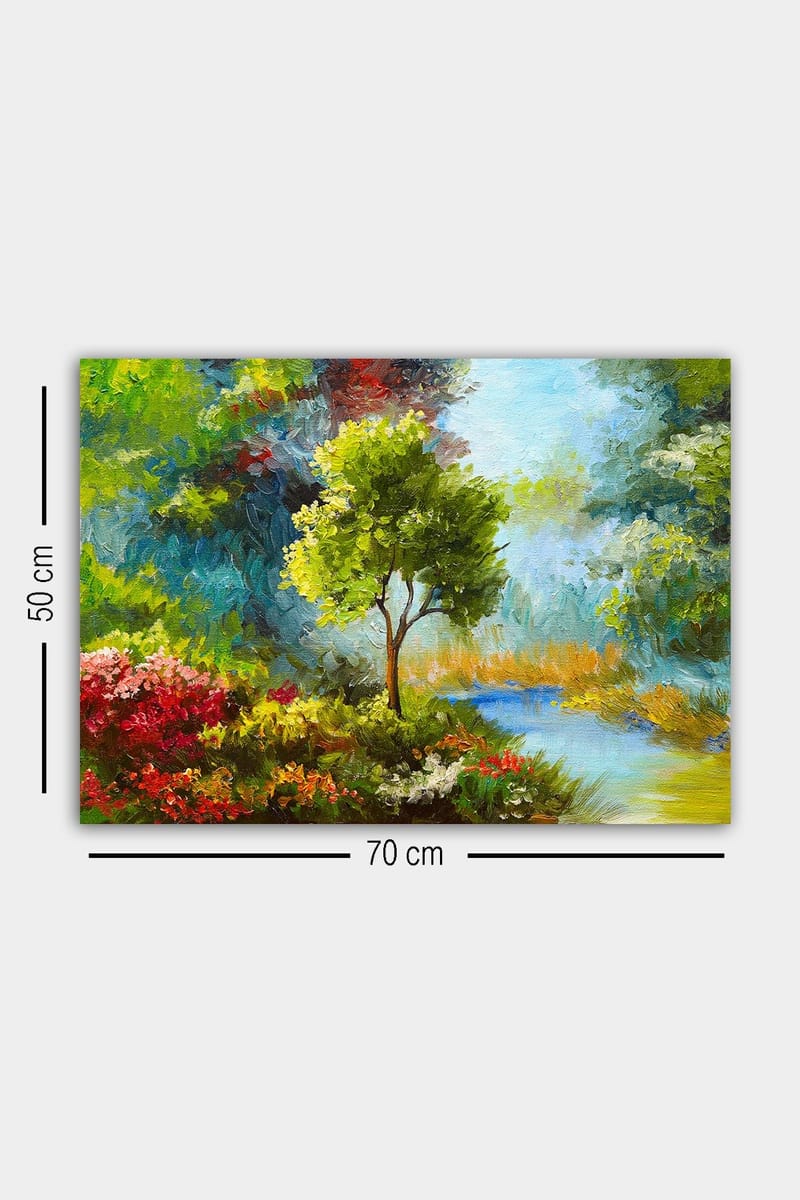 Dekorativ Canvastavla 50x70 cm - Flerfärgad - Inredning & dekor - Tavlor & konst - Canvastavla