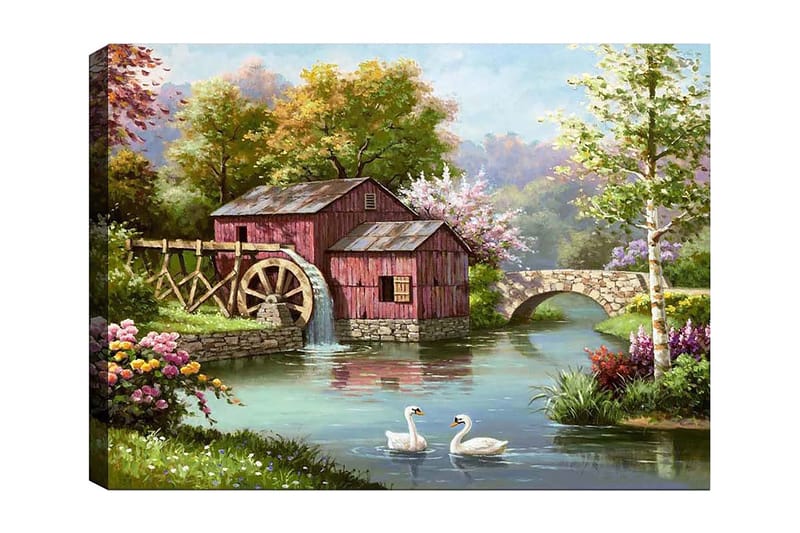 Dekorativ Canvastavla 50x70 cm, Flerfärgad