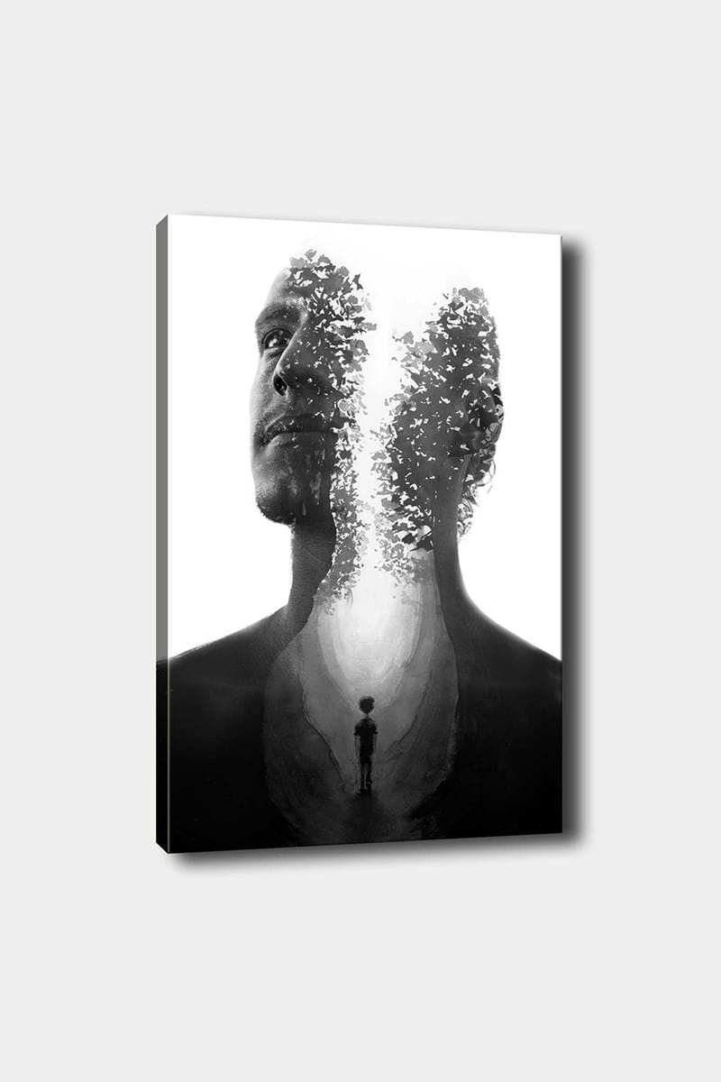 Dekorativ Canvastavla 50x70 cm - Flerfärgad - Inredning & dekor - Tavlor & konst - Canvastavla