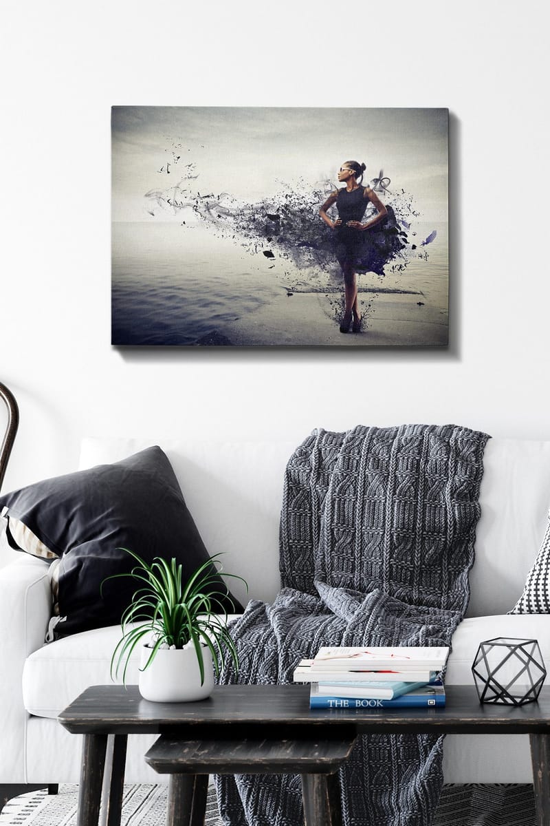 Dekorativ Canvastavla 50x70 cm - Flerfärgad - Inredning & dekor - Tavlor & konst - Canvastavla