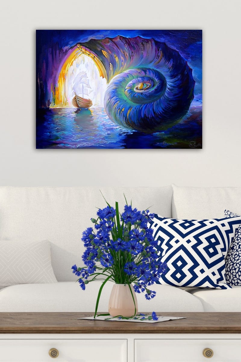 Dekorativ Canvastavla 50x70 cm - Flerfärgad - Inredning & dekor - Tavlor & konst - Canvastavla