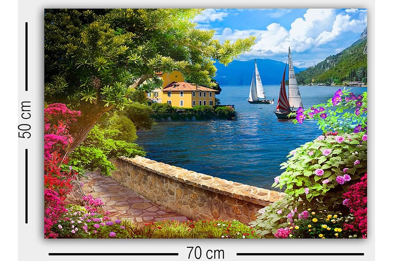 Dekorativ Canvastavla 50x70 cm - Flerfärgad - Inredning & dekor - Tavlor & konst - Canvastavla