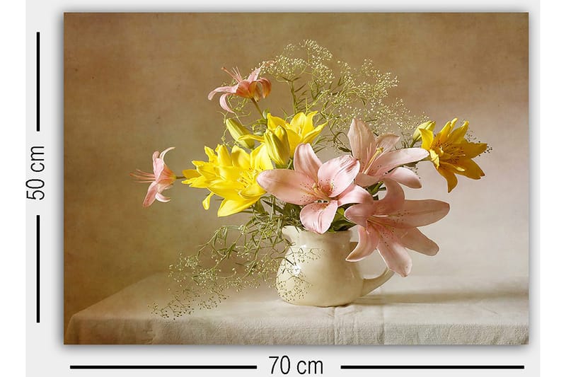 Dekorativ Canvastavla 50x70 cm - Flerfärgad - Inredning & dekor - Tavlor & konst - Canvastavla