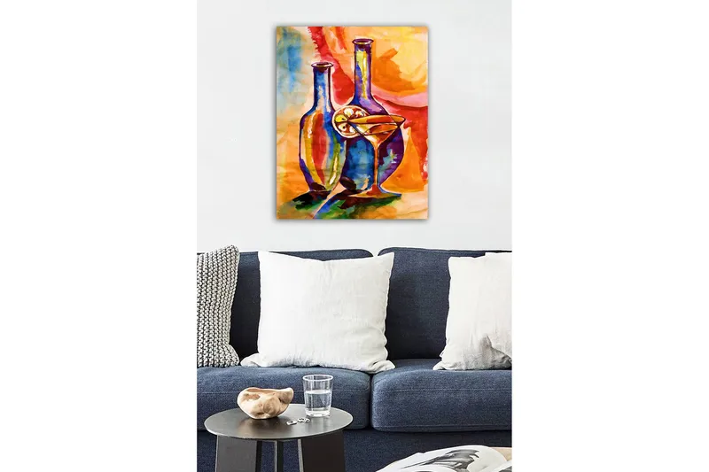 Dekorativ Canvastavla 50x70 cm - Flerfärgad - Inredning & dekor - Tavlor & konst - Canvastavla