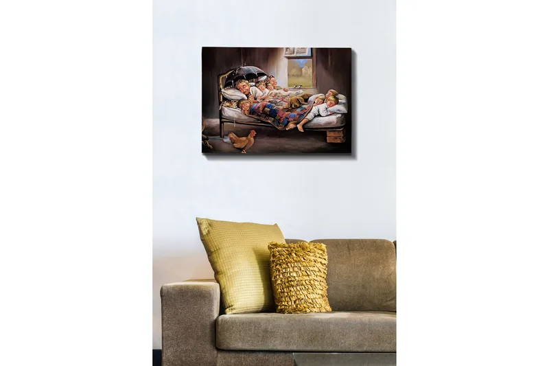 Dekorativ Canvastavla 50x70 cm, Flerfärgad