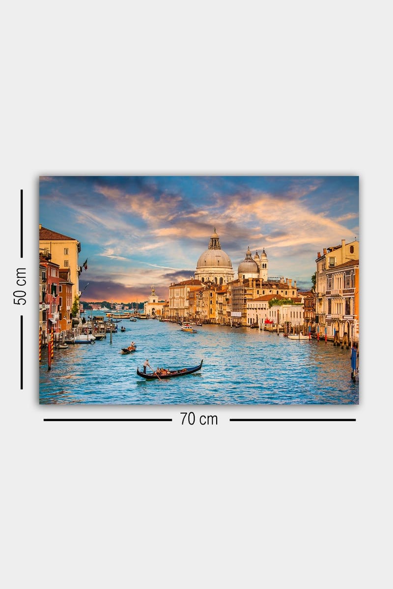 Dekorativ Canvastavla 50x70 cm - Flerfärgad - Inredning & dekor - Tavlor & konst - Canvastavla